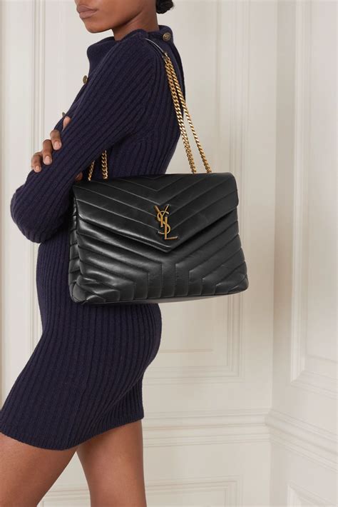 ysl purple handbag|yves saint laurent leather bag.